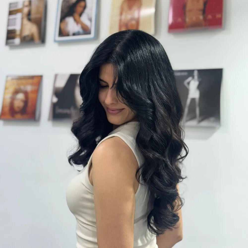 Curly Hair Cuts & Coloring 6 - top hair salons in UAE What Is a Silk Press — and Why It’s Challenging in UAE Humidity?